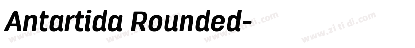 Antartida Rounded字体转换